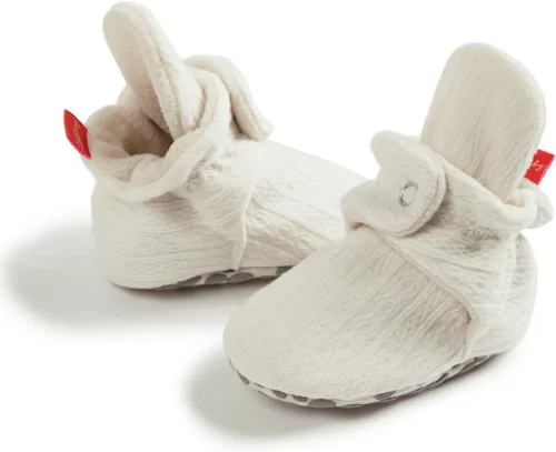Miniatura 3 de Botines de forro polar para bebés, niños y niñas, pantuflas antideslizantes con agarre suave, zapatos de calcetín para recién nacidos, cuna