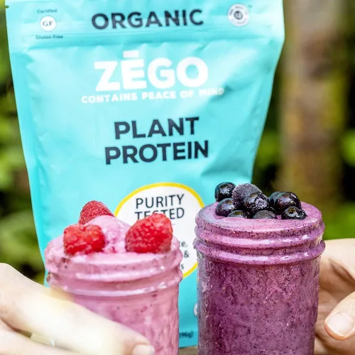 Miniatura 3 de ZEGO Proteína orgánica 100% de semillas de sacha Inchi, probada con pureza, sin gluten, Top 14 para alergias y sin maíz, sin soja, vegano, 15 onzas