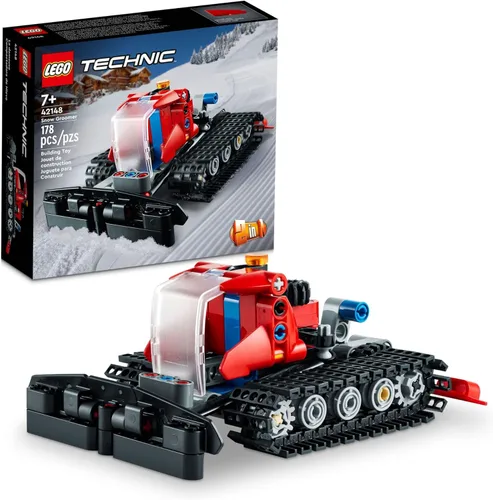 LEGO Technic Snow Groomer to Snowmobile 42148, juego de modelos de vehículo 2 en 1, juguetes de ingeniería, juguete de construcción de invierno para