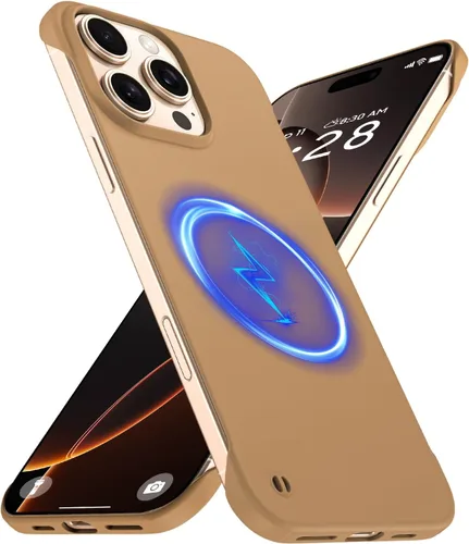 Miniatura 13 de GRECAZO Funda magnética delgada para iPhone 15 Plus de 6.7 pulgadas (2023), ultrafina, ligera, duradera, sin marco, mate, rígida, MagSafe con anillo