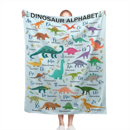 Miniatura 12 de Manta ligera de franela de dinosaurio de nuggets de pollo, regalos para niñas y mujeres en todas las estaciones, para cama, sofá, 30 x 40 pulgadas