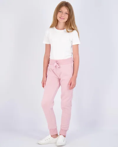 Miniatura 4 de Real Essentials Paquete de 3 pantalones deportivos de forro polar para niñas de 7 a 16 años