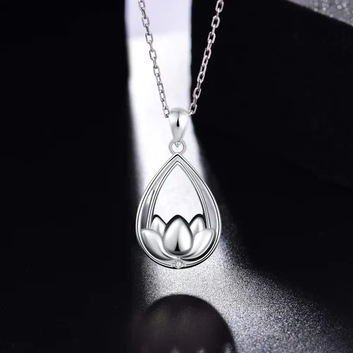Miniatura 5 de ACJFA 925 - Colgante de plata de ley 925 con colgante para cenizas