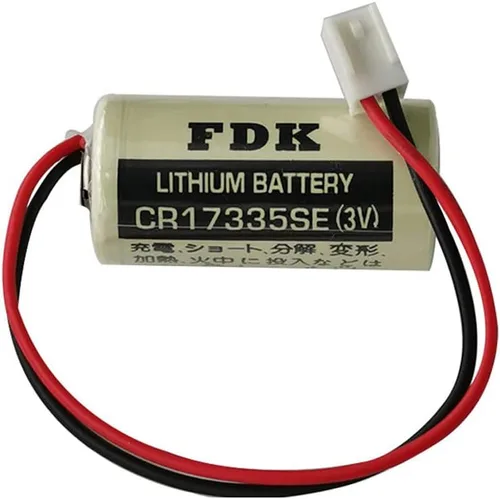Miniatura 2 de YICUAA - Celda de litio no recargable CR17335SE 3V 1800mAh para FDK CR17335SE 3V Epson Robot Controller RC Series Batería R13B060003 con enchufe