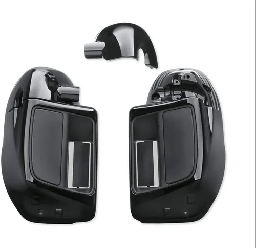Miniatura 7 de XFMT Carenado Inferior para Motocicleta Negro Vivo con Enfriamiento por Aire y Ventilación Inferior para Harley Touring Road King Street Glide Road