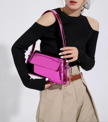 Miniatura 2 de Bolso de noche para mujer, Y2k, plateado, bolso hobo, bolso de mano, bolso de mano, bolso de mano, bolso de fiesta, bolso de mano, bolsos cruzados