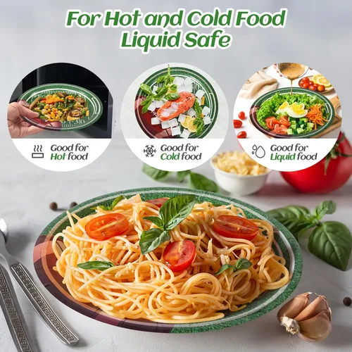 Miniatura 3 de Dereinwo 35 platos de fútbol – Decoraciones de fiesta de fútbol 2025, platos desechables de 9 pulgadas para postre aperitivo, cena, suministros