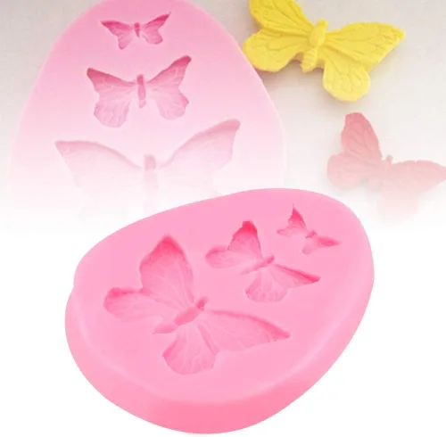 Miniatura 2 de Moldes de silicona con forma de mariposa para tartas de chocolate, herramienta de decoración para chocolate, dulces, gelatina, cubitos de hielo