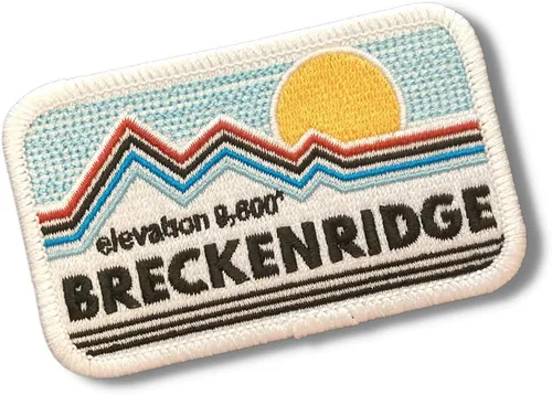 Miniatura 2 de Colorado Flag Mountains - Parche de viaje de Colorado bordado para ropa, adhesivo fuerte, parches bordados para ropa, tela, mochila, sombrero