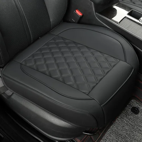 Miniatura 14 de 1 Paquete de Fundas de Asiento Delantero de Automóvil de Cuero, Fundas de Asiento Inferior para Automóviles, Funda de Cojín de Asiento de Conductor