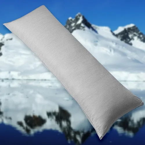 Miniatura 13 de HOMFINE Fundas de almohada refrescantes de tamaño estándar - Fibra de enfriamiento Q-Max 0.439 de doble cara para protector de almohada, funda