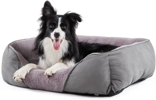 Miniatura 9 de MIXJOY Camas para Perros Pequeños, Camas para Gatos de Interior Lavables, Calmante para Mascotas Perro de Tamaño Pequeño, Camas Rectangulares Suaves