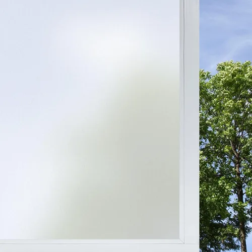 vivinin Película de vidrio esmerilado para ventana, 17.3 x 236.2 pulgadas, película de privacidad anti UV, película de privacidad para ventana
