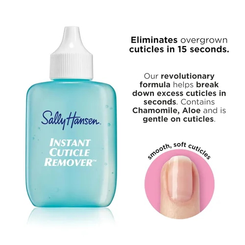 Miniatura 2 de Sally Hansen removedor de cutícula instantaneo, 1 onza líquida., paquete de de 1