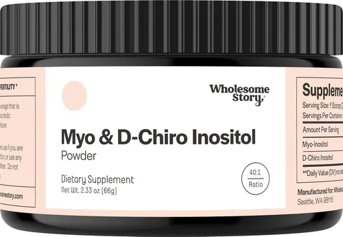 Miniatura 10 de Wholesome Story Suplemento de mio-inositol y D-quiro inositol para mujeres Suplementos de fertilidad para el equilibrio hormonal y apoyo a