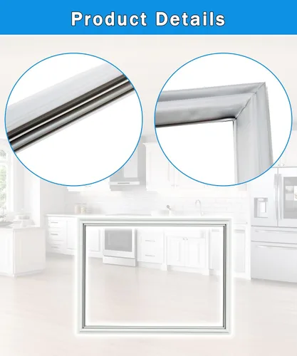 Miniatura 3 de 242193203 Junta de puerta del congelador del refrigerador se adapta a Frigidaire Kenmore y Crosley reemplaza AP5806624 PS94923713513462 EAP9492371