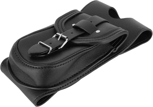 Miniatura 4 de Naroote Bolsa para tanque de combustible para motocicleta, bolsa de panel de tanque de combustible de piel sintética, bolsa de cubierta de tanque