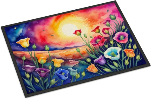 Miniatura 35 de Caroline's Treasures DAC1455MAT - Felpudo de la reina de la noche con diseño de cactus en color de 18 x 27 pulgadas, tapete para puerta delantera