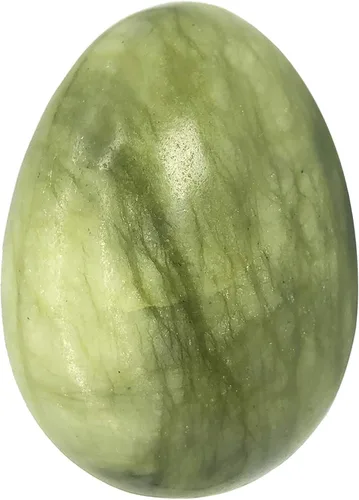 Miniatura 5 de Huevo de piedra pulida para el día de Pascua, palma/bolsillo/preocupación Enegry de cristal curativo, figura Fengshui, piedra lunar de 1.8 x 1.3