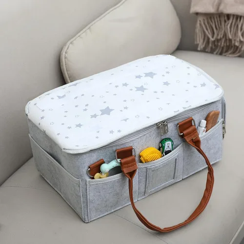 Miniatura 8 de Mr. Pen - Organizador de pañales para bebés con tapa, organizador para bebés, organizador de pañales con tapa