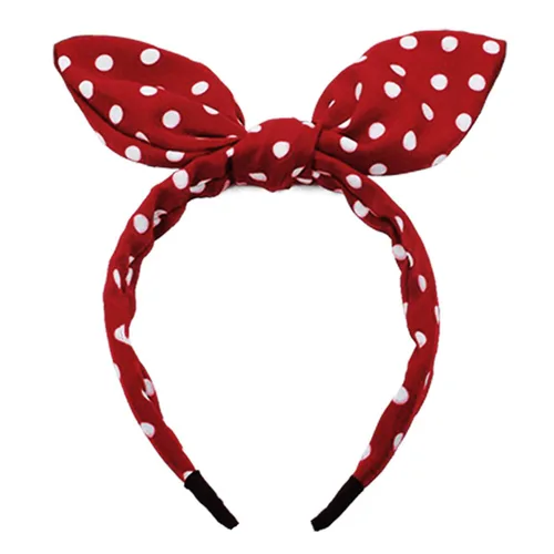 Miniatura 7 de Huachi Diademas de lazo para niñas y mujeres, para Halloween, color negro, lindo turbante anudado con orejas de conejo, accesorios para el cabello
