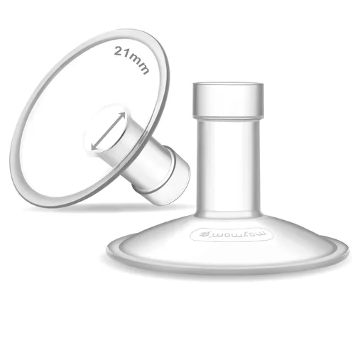 Miniatura 76 de Maymom MyFit Crater Series - Protector de pecho pequeño de 0.630 in, diseño de dos piezas, compatible con piezas de extractor de leche Medela