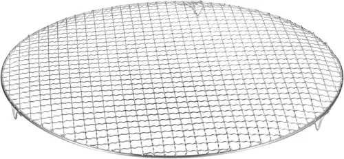 Miniatura 15 de HARFINGTON Rejilla Redonda de Cocina de 6.5 Pulgadas de Acero Inoxidable 201 con Alambre Cruzado para Barbacoa, Parrilla, Cocina, Horneado, Ahumado