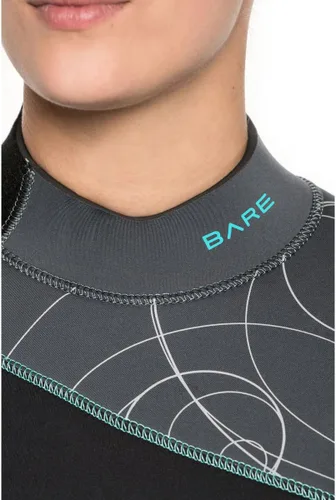 Miniatura 4 de BARE Traje de neopreno completo Elate de 0.276 in para mujer, cómodo material de neopreno de alta elasticidad, manga larga, ideal para todos
