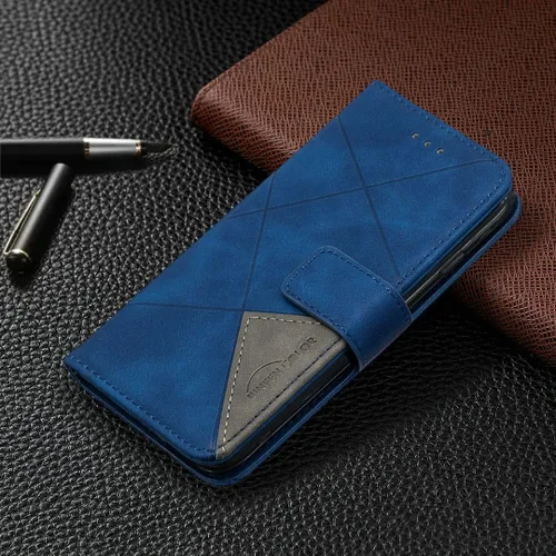 Miniatura 4 de jioeuinly Funda compatible con Celular Kalley Element 5+Plus Funda de teléfono Flip Stand Cover PU Funda de piel tipo cartera azul