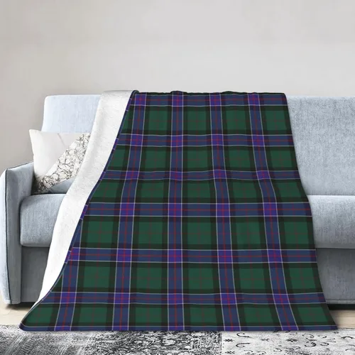 Manta de franela Scottish Clan Sinclair Modern Tartan Ultra suave, ligera y versátil para cama, sofá y decoración del hogar, ideal para hombres,