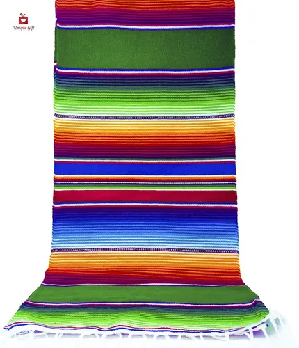 Miniatura 8 de Alondra's Imports (TM) (84 x 59 pulgadas) elegante tejido a mano, auténtico mantel artesenal mexicano