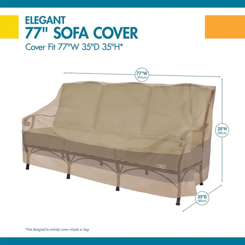 Miniatura 8 de Duck Covers Elegante funda impermeable para sofá de patio, 79 x 37 x 35 pulgadas
