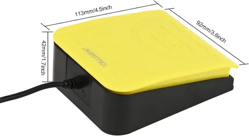 Miniatura 5 de OLLGEN USB Foot Pedal for PC Gaming,Optical Control Foot Switch,Computer Map Mouse Keyboard Hotkey Combination Key Keypress Simulator Program Page