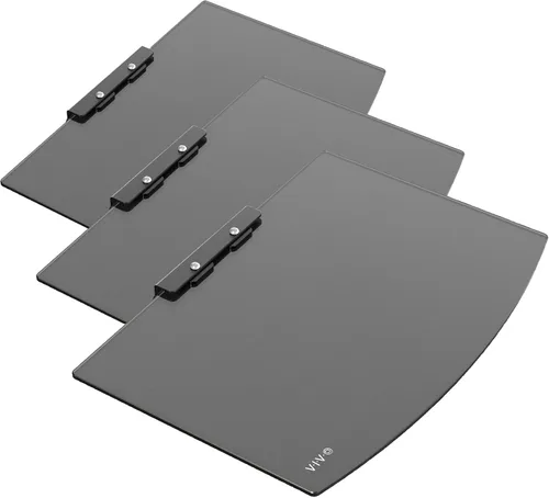 Miniatura 11 de VIVO, estante flotante de vidrio templado de pared para reproductor de DVD, audio, consolas de videojuegos, dispositivos de transmisión (MOUNT-SF011)