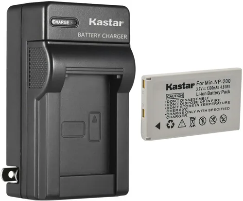 Miniatura 8 de Kastar Cargador de batería de pared CA de repuesto para Konica Minolta NP-200 NP200, Konica Minolta DiMAGE X, DiMAGE Xg, DiMAGE Xi, Konica Minolta