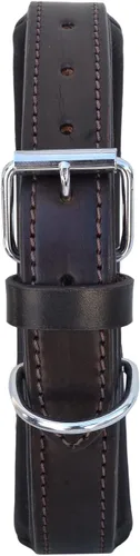 Miniatura 4 de Collar de cuero para perro, tamaño grande, estilo occidental, resistente, manual, ajustable, con cuentas y acolchado, suave para cachorros y perros