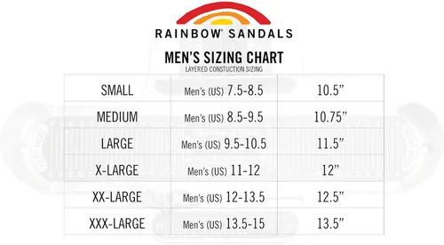 Miniatura 6 de Rainbow - Sandalias de cuero para hombre, doble capa con arco y banda ancha