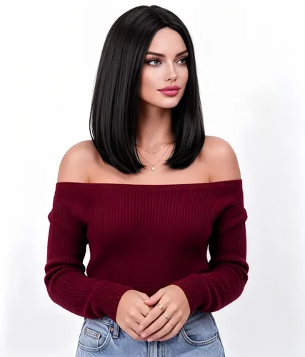 Miniatura 4 de Rugelyss Pelucas estilo Bob de color negro natural para mujer, sin flequillo, peluca corta y lacia con parte media de 14 pulgadas, resistente al