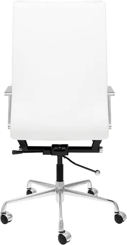 Miniatura 5 de Laura Davidson Furniture Lexi II - Silla de oficina acolchada, silla de escritorio con respaldo alto y reposabrazos de aluminio, disponibilidad