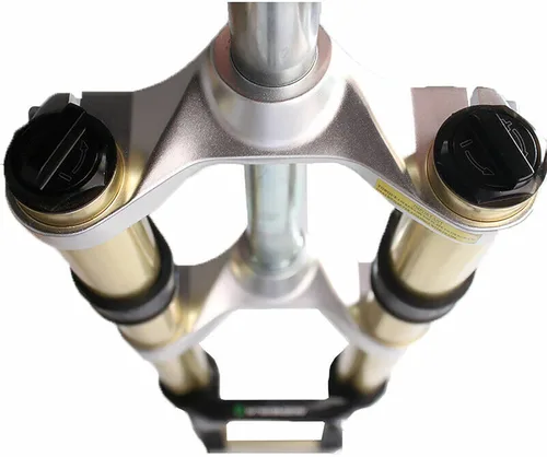 Miniatura 6 de BUCKLOS 26 27.5 29 MTB bicicleta suspensión horquilla 7.087 in viaje, bicicleta de aleación de magnesio cuesta abajo tenedores 0.787 in eje, 1-1/8