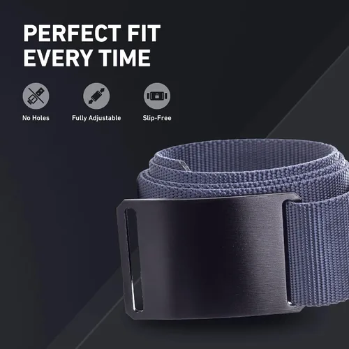 Miniatura 27 de GRIP6 Cinturón táctico – Sin agujero, cinturones de nailon para hombres y mujeres – Fabricado en los Estados Unidos (Ninja)