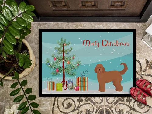 Miniatura 60 de Caroline's Treasures CK3799MAT Akita Shepherd - Tapete de árbol de Navidad de 18 x 27 pulgadas, tapete para puerta delantera, interior y exterior