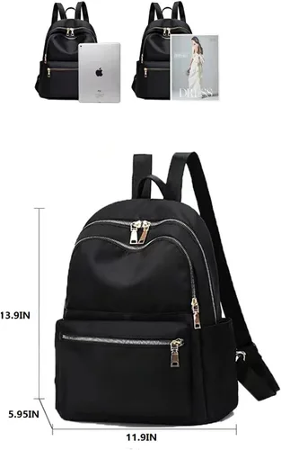Miniatura 7 de go-done Mochila para mujer, Negro1, Moda