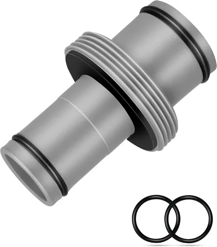 Miniatura 14 de Conector de manguera de piscina para doble sello a prueba de fugas y flujo de agua estable, adaptador de manguera de piscina de junta en T de 1.25 a