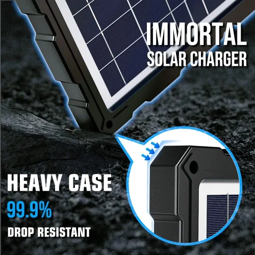 Miniatura 6 de POWOXI - Cargador de batería solar mejorado de 20 W y mantenedor, controlador de carga PWM de 3 etapas inteligente externo, kit de carga por goteo