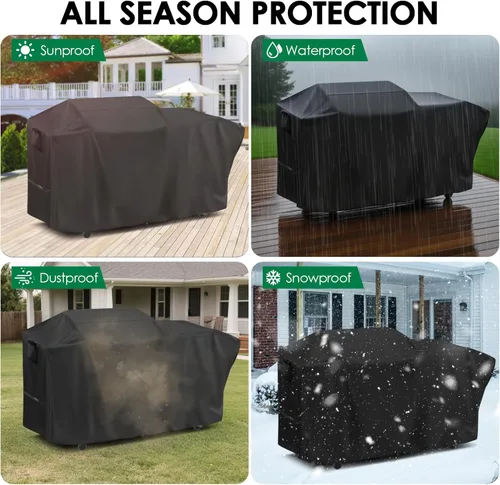 Miniatura 5 de Cubierta para parrilla para Blackstone 22" XL Griddle Pellet Grill Combo, Cubierta impermeable para parrilla al aire libre para Blackstone Omnivore