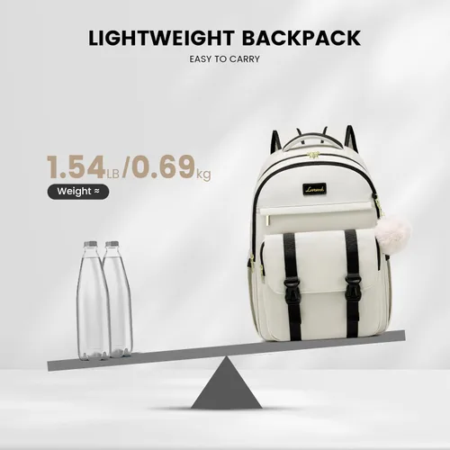 Miniatura 8 de LOVEVOOK - Mochila de regreso a clases para adolescentes, mochila escolar para niñas de 14 a 16 años, linda mochila para estudiantes, bolsa de viaje