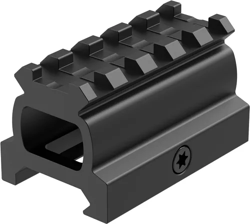 Feyachi Picatinny Rail Riser Mount, 0.75"/0.83"/0.95"/1" High,3 Slots/5 Slots Riser Mount for Red Dot Sight