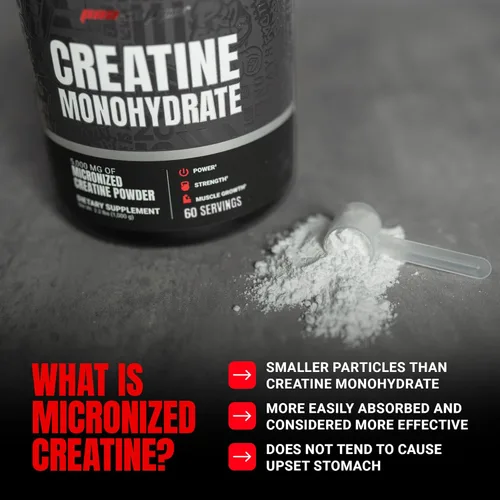 Miniatura 4 de ProSupps Monohidrato de creatina en polvo para hombres y mujeres, sin sabor, 5000 mg de creatina micronizada, suplemento de entrenamiento