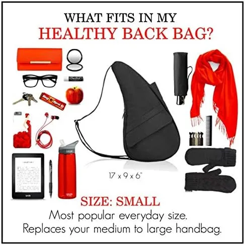 Miniatura 11 de AmeriBag Pequeño bolso trasero saludable de nylon envejecido